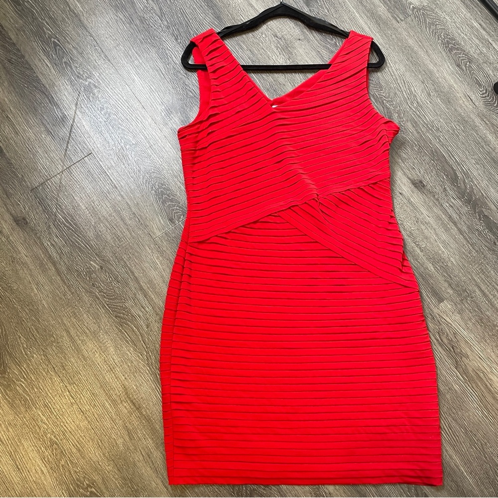 Red Calvin Klein Dress